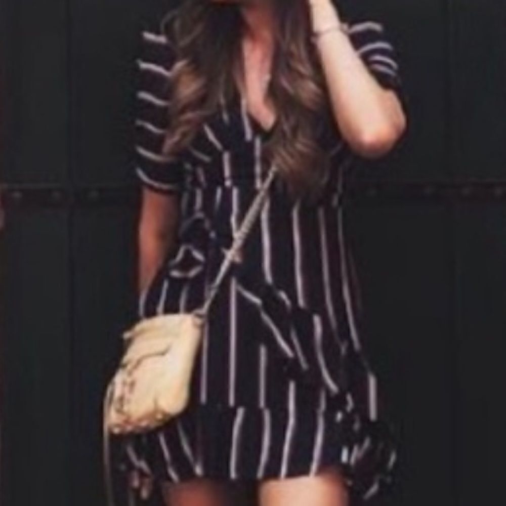Stripped  mini dress